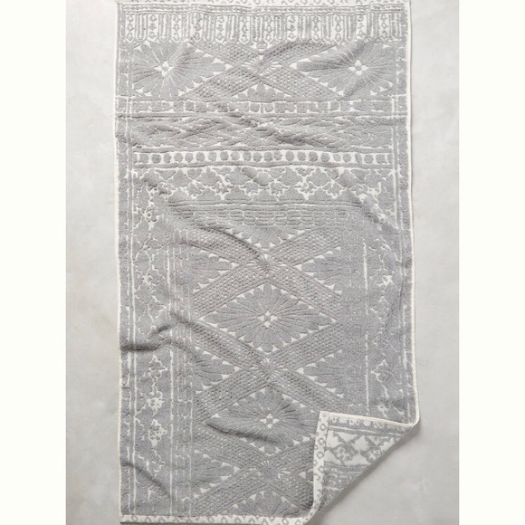 3 Anthropologie Stone Carvings Hand Towels - Picture 1 of 5